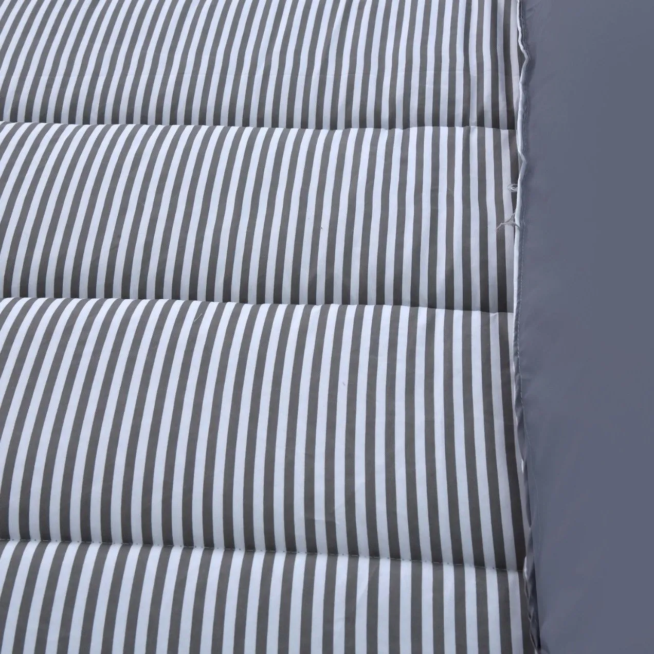 1 PC Double Winter Comforter-Grey Stripes