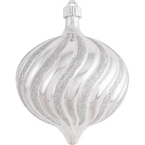 6" (150mm) Swirled Onion Shatterproof Large Christmas Ornaments