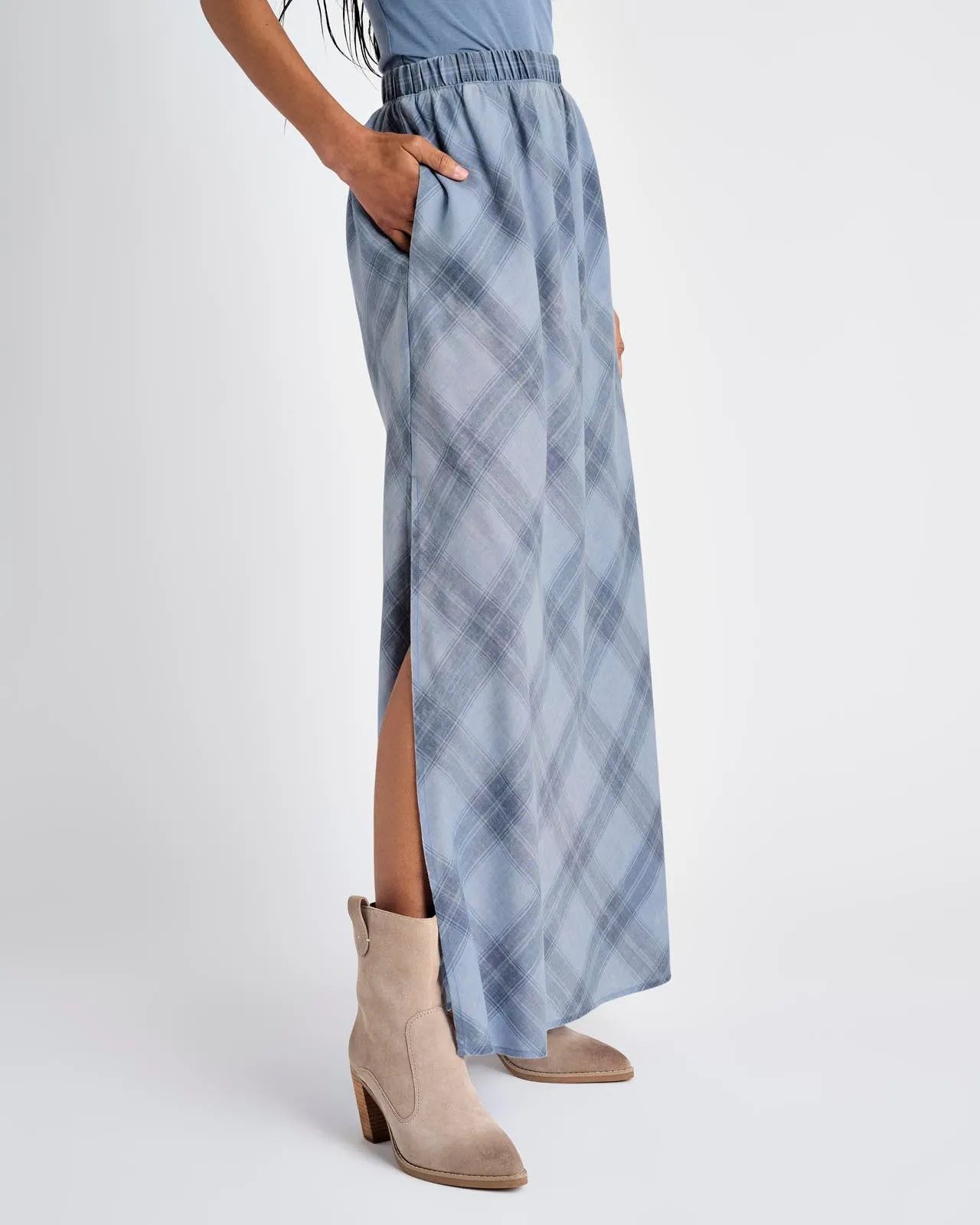 Abigail Plaid Maxi Skirt