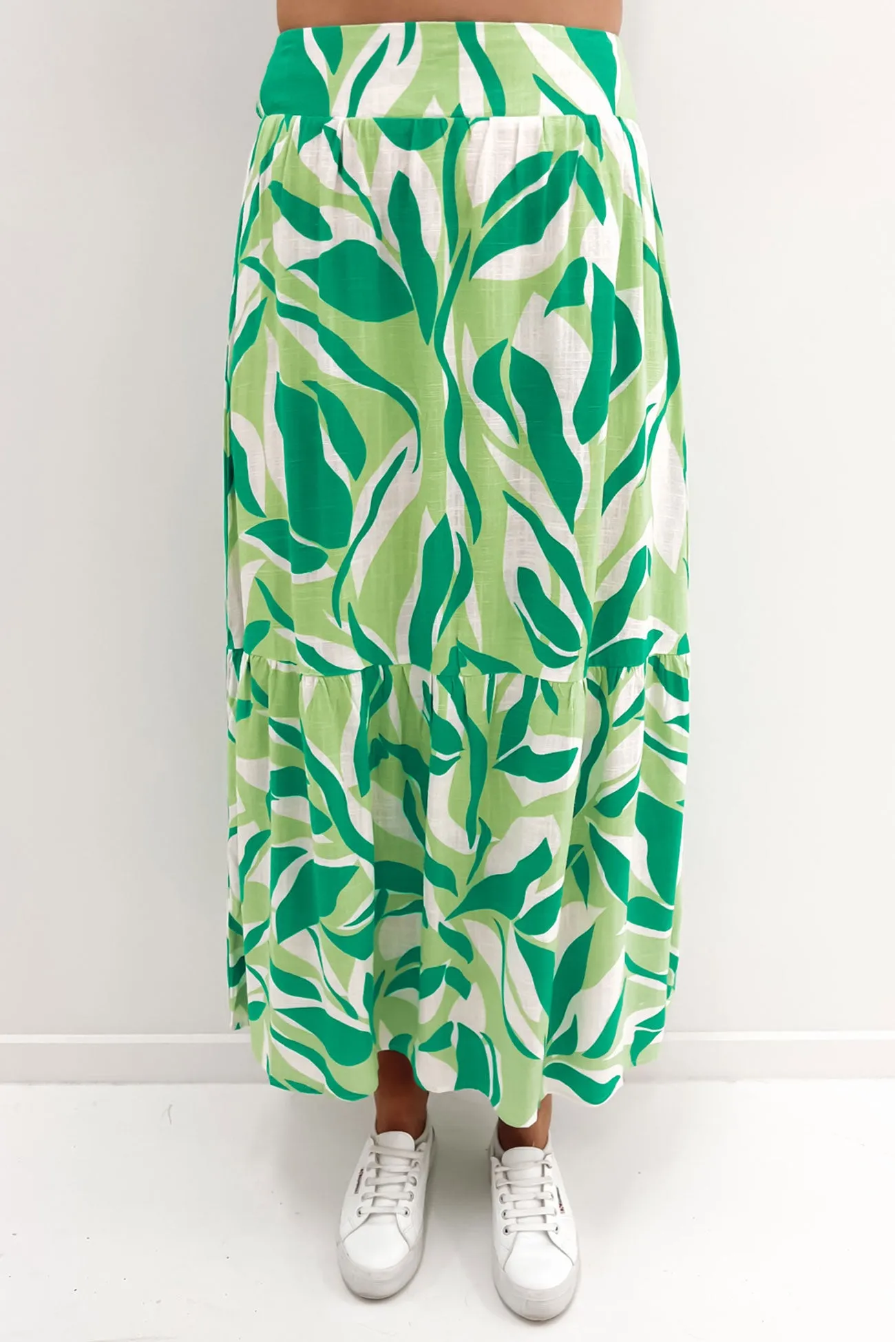 Adison Maxi Skirt Green