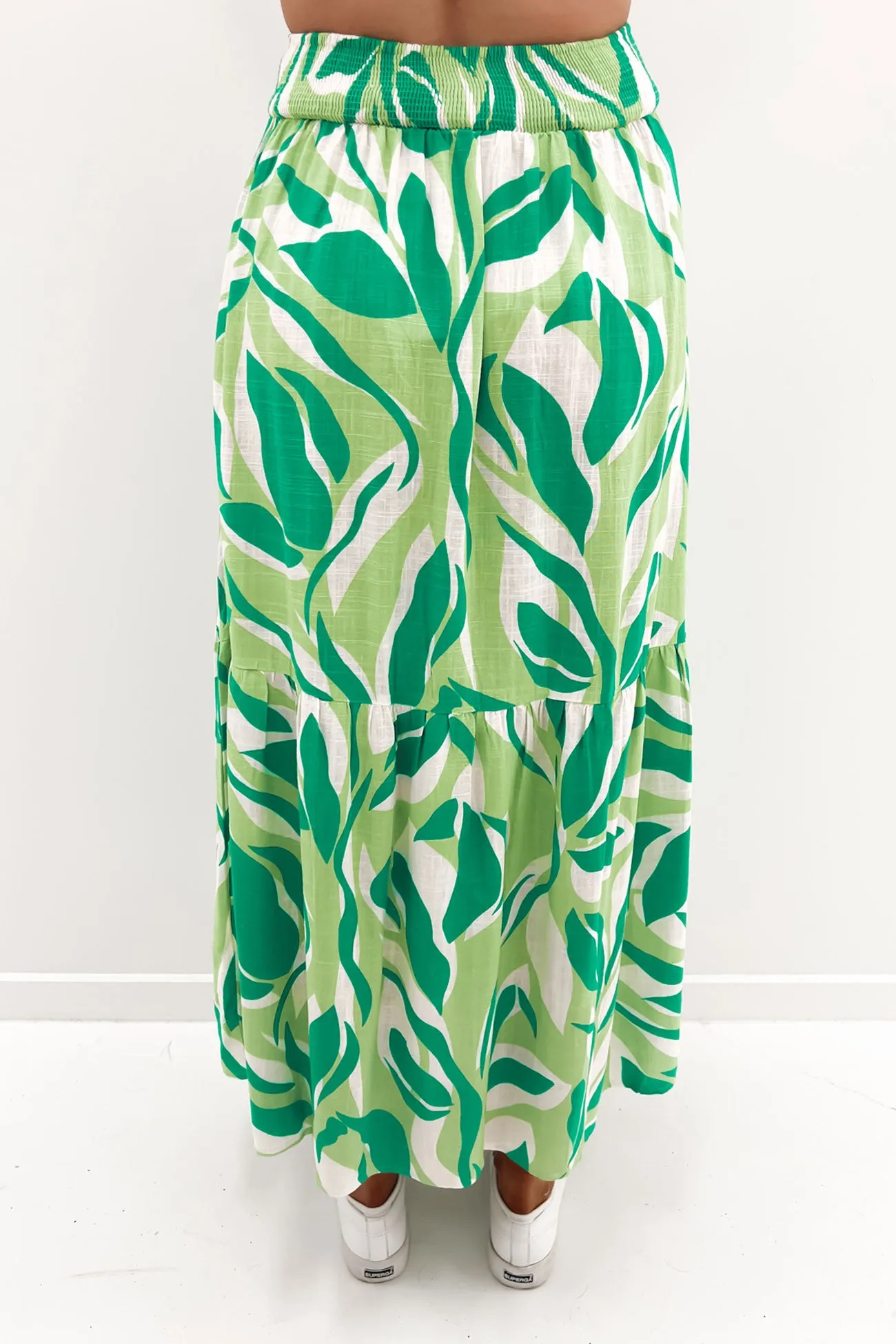 Adison Maxi Skirt Green