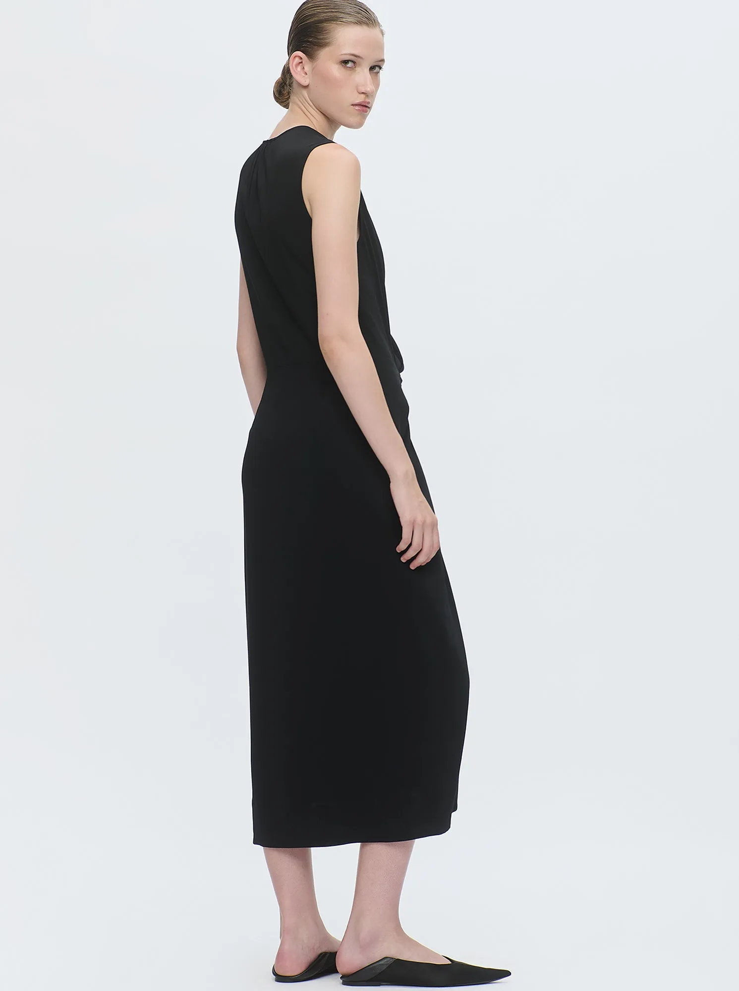 AGNES Wrap dress Black