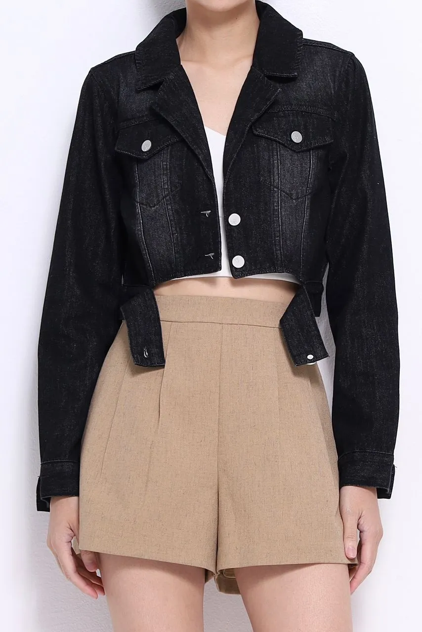 Alex Cropped Denim Jacket