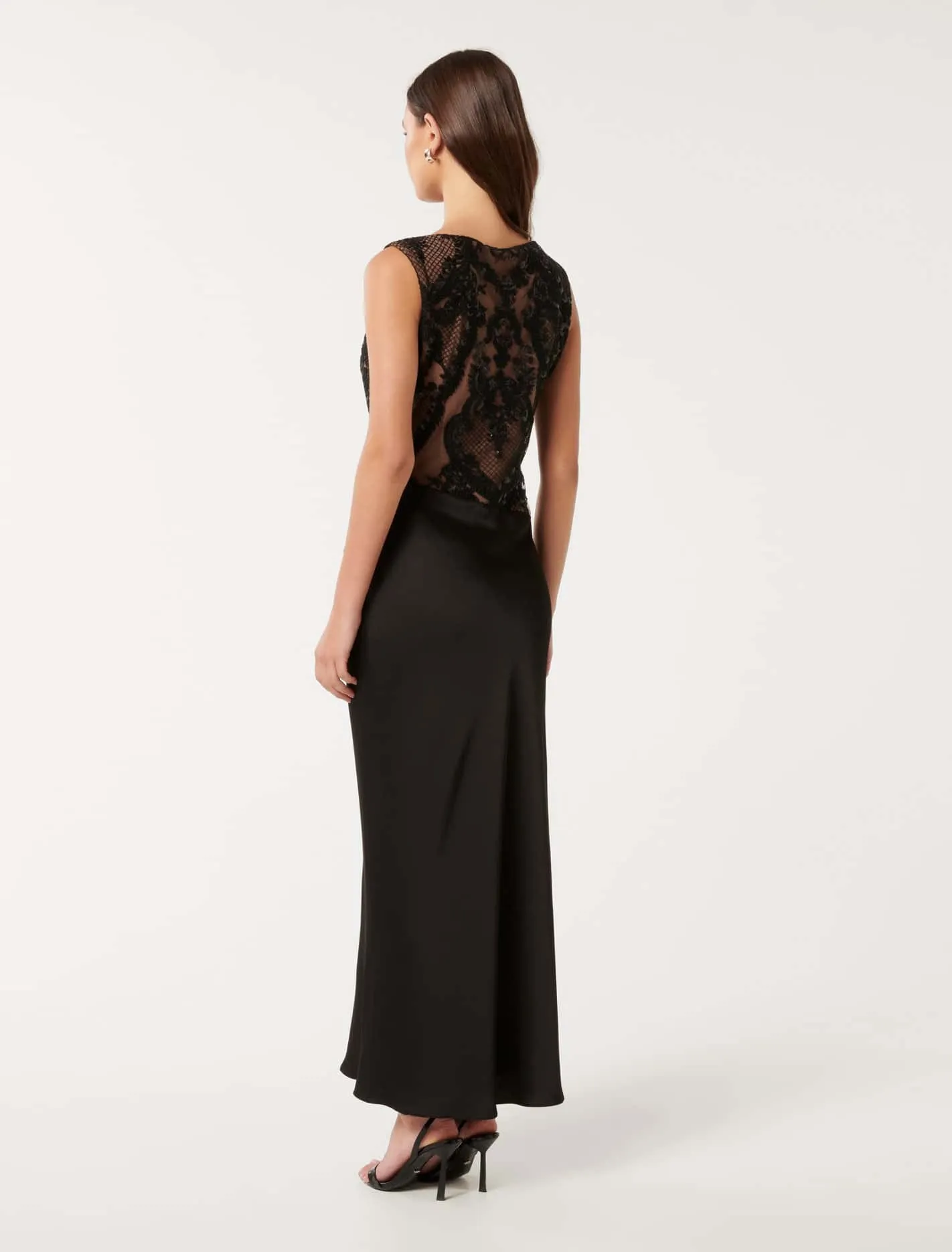 Alora Lace Bodice Maxi Dress