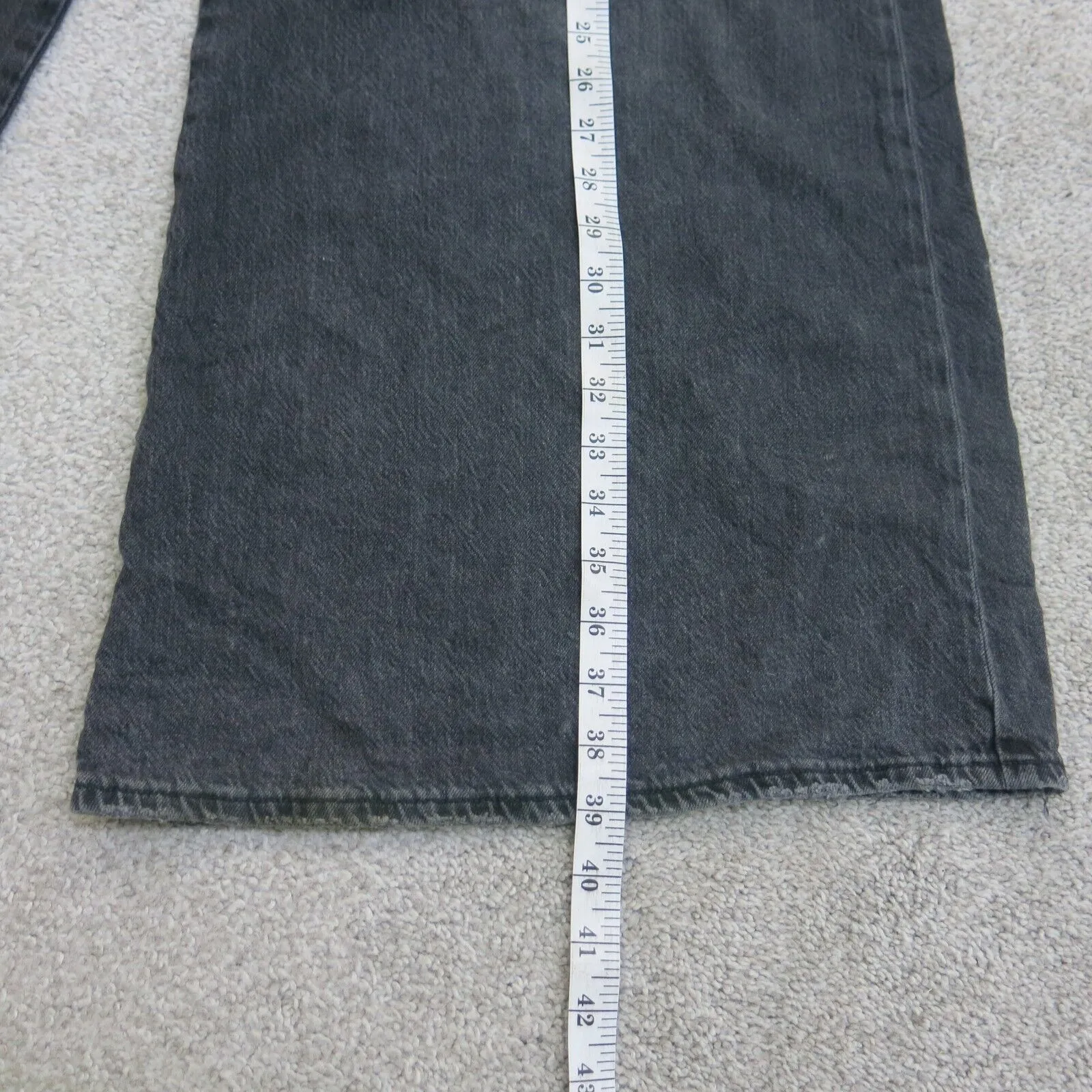 American Eagle Jeans Womens W32 Black Denim Pants Flared Leg Casual Outdoor