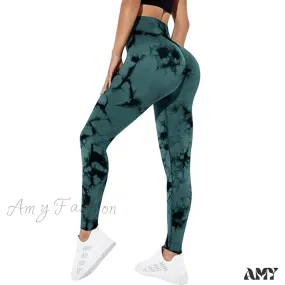 Amy Fashion - Workout Scrunch Butt Lifting Sports Gym Tights