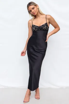 Aniyah Maxi Dress - Black