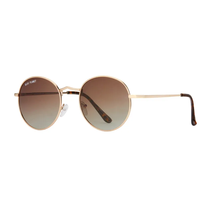 Ash Sunglasses - Matte Gold/Tortoise Tips   Smoke