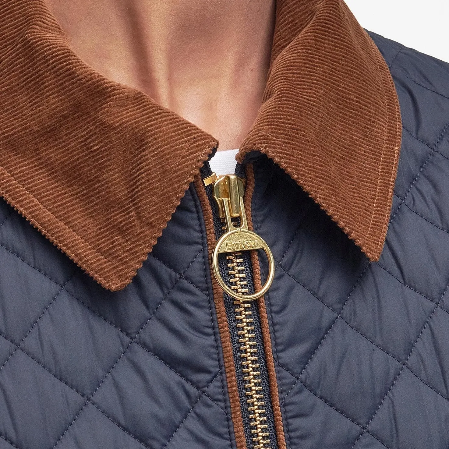 Barbour Leia Quilted Jacket In Navy