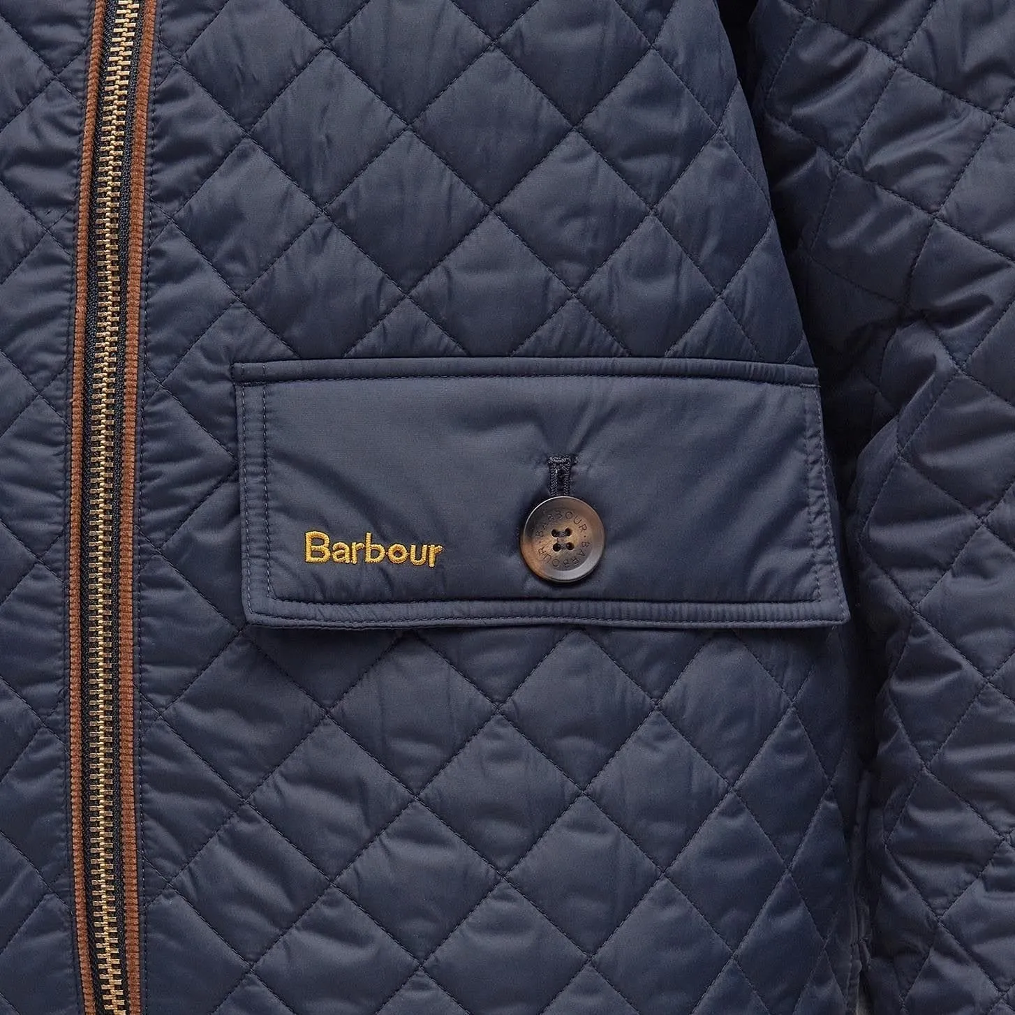 Barbour Leia Quilted Jacket In Navy