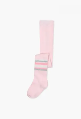 Boboli Tights - Pink with Stripes