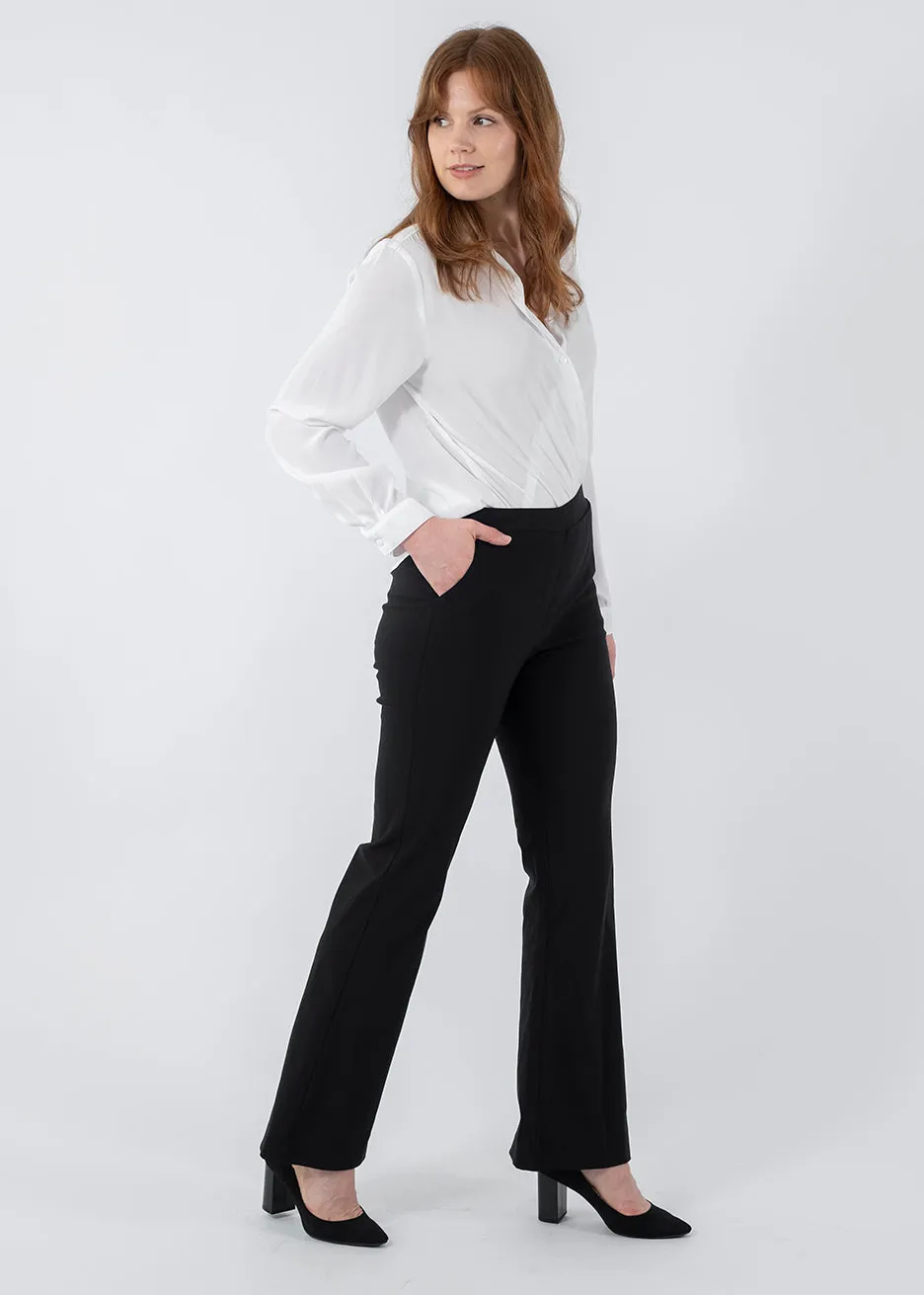 Bootie Bengaline Kick Flare pant in Black