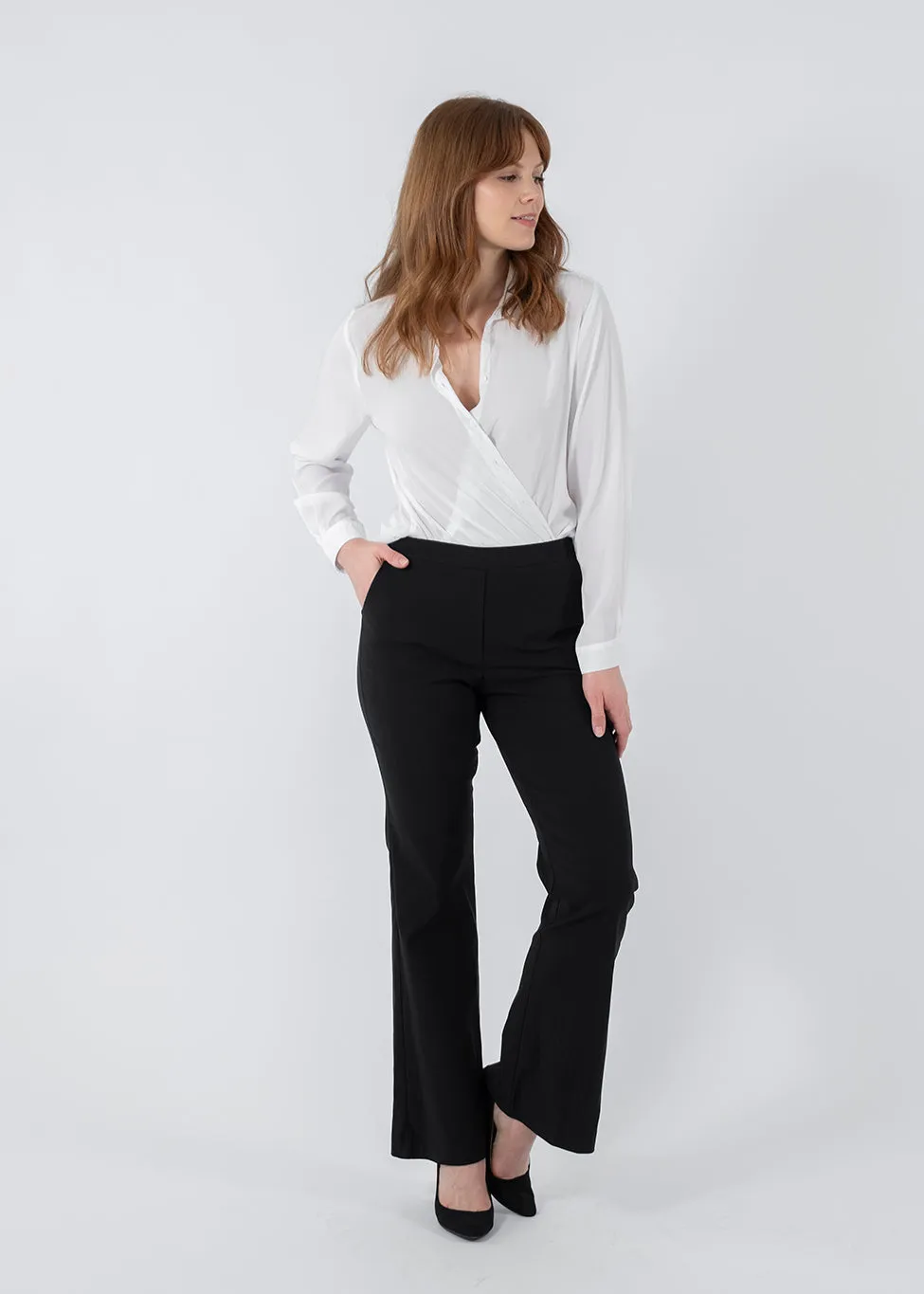 Bootie Bengaline Kick Flare pant in Black