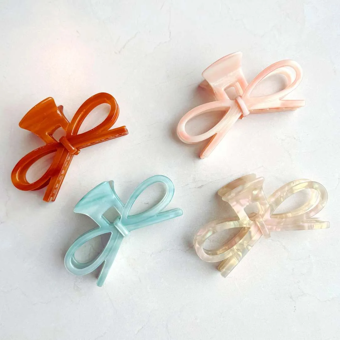 Bow Hair Claw Clip