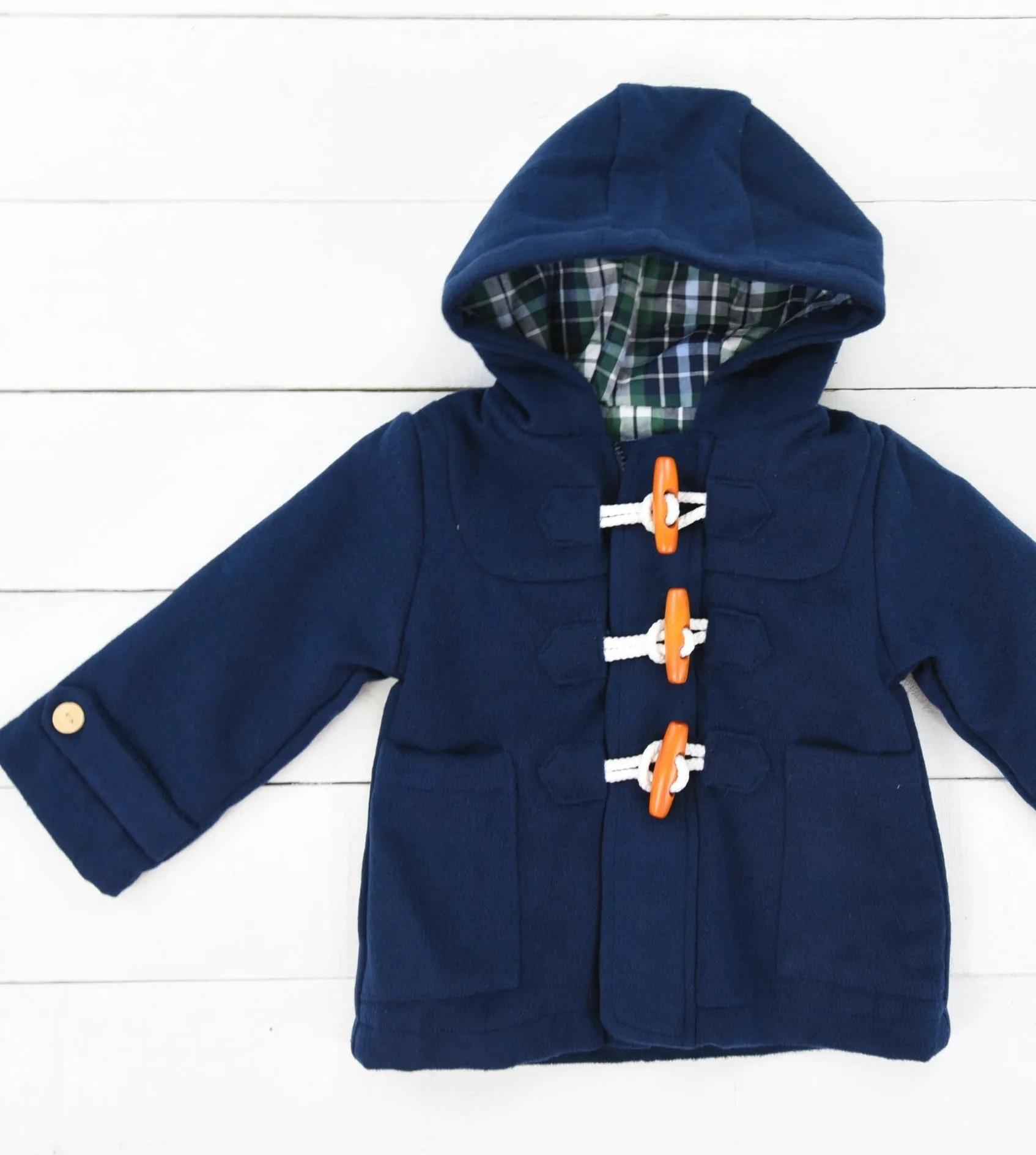 Boys Overcoat Navy