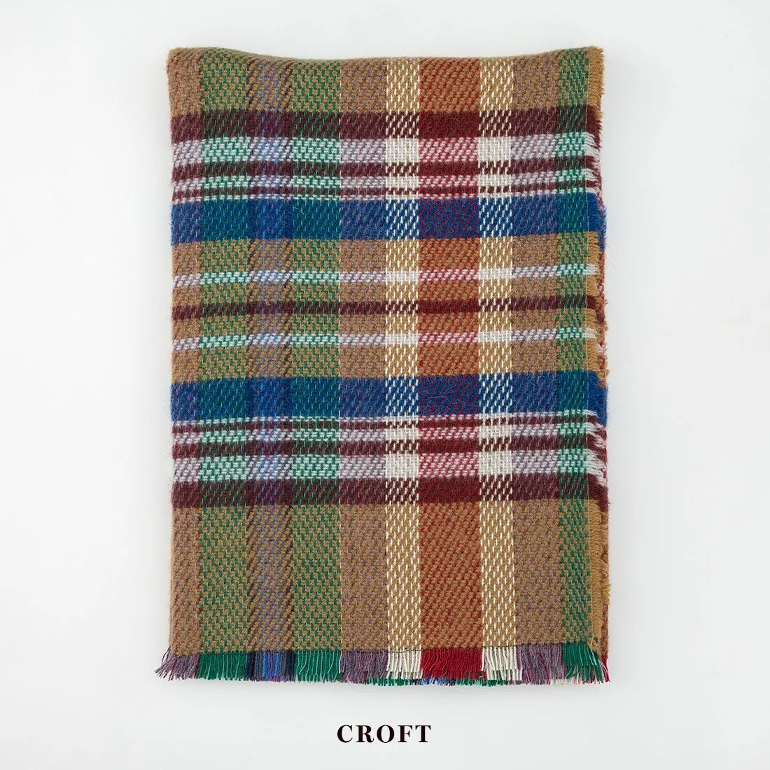 British Made 100% Recycled Wool Throw