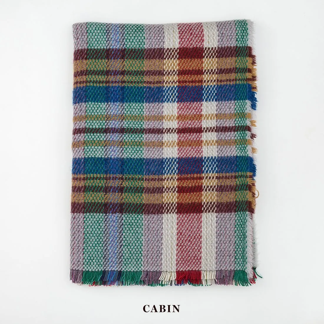 British Made 100% Recycled Wool Throw