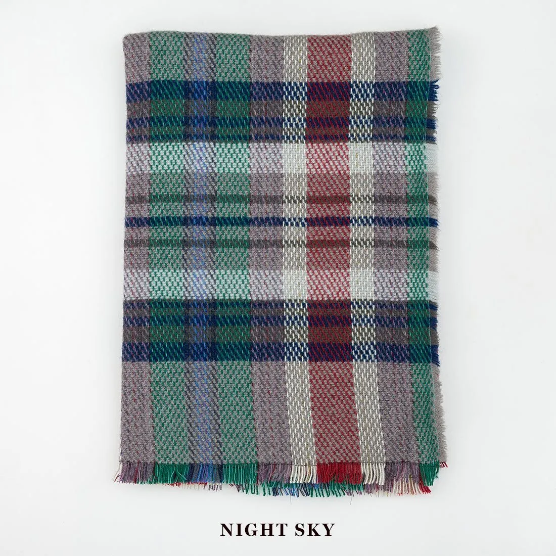 British Made 100% Recycled Wool Throw