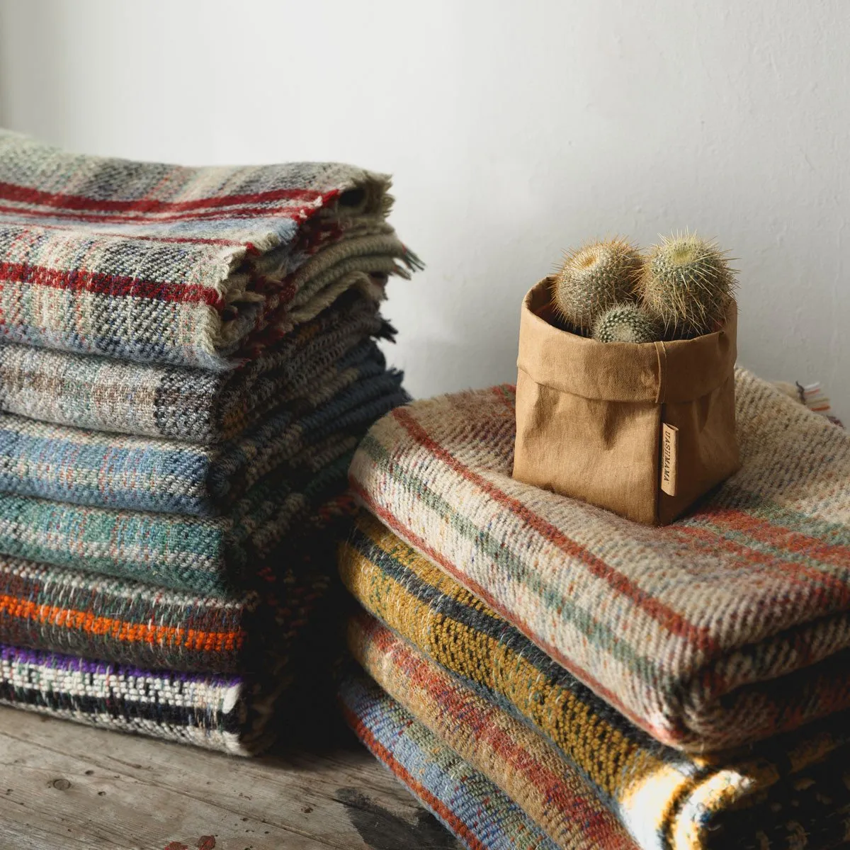 British Made 100% Recycled Wool Throw