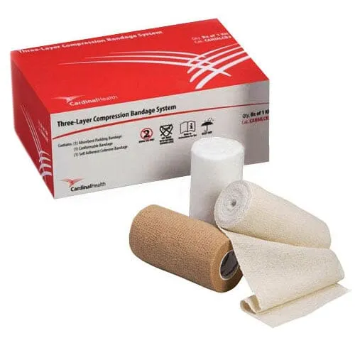 Cardinal Health™ Three-Layer Compression Bandage System, 10cm x 3.5cm