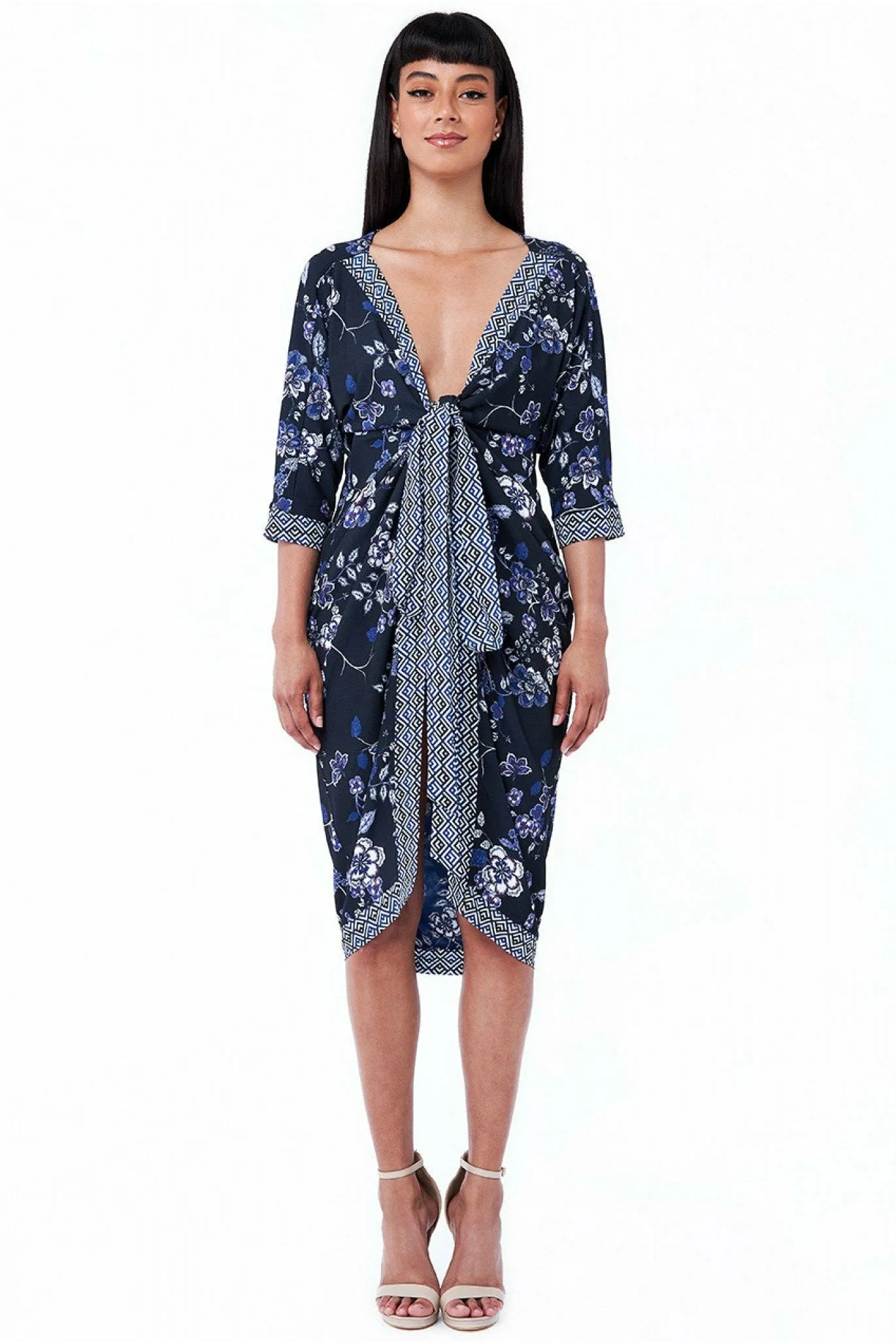 City Goddess Reversible Multiway Wrap Dress