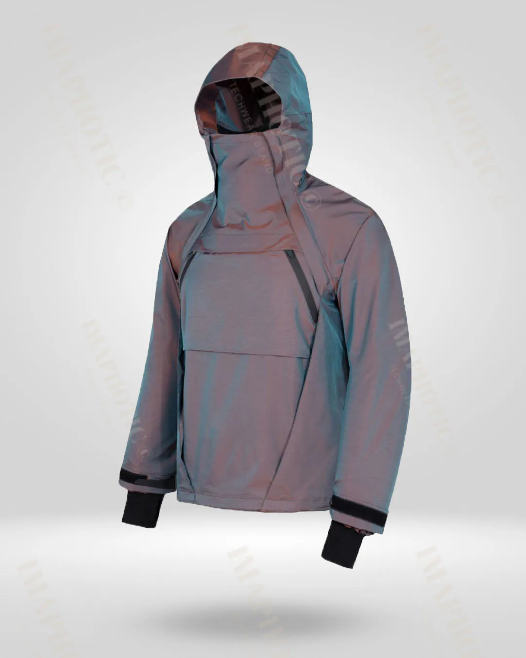 Color-Changing Hooded Windbreaker Jacket