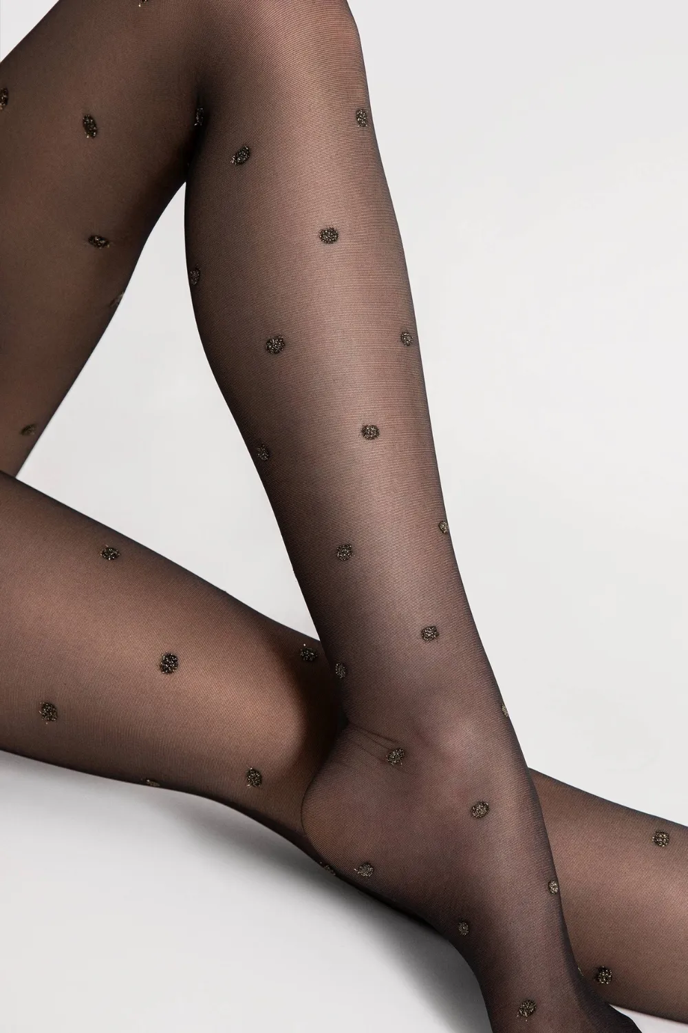 Confetti Lurex Dot Tights 20 Denier