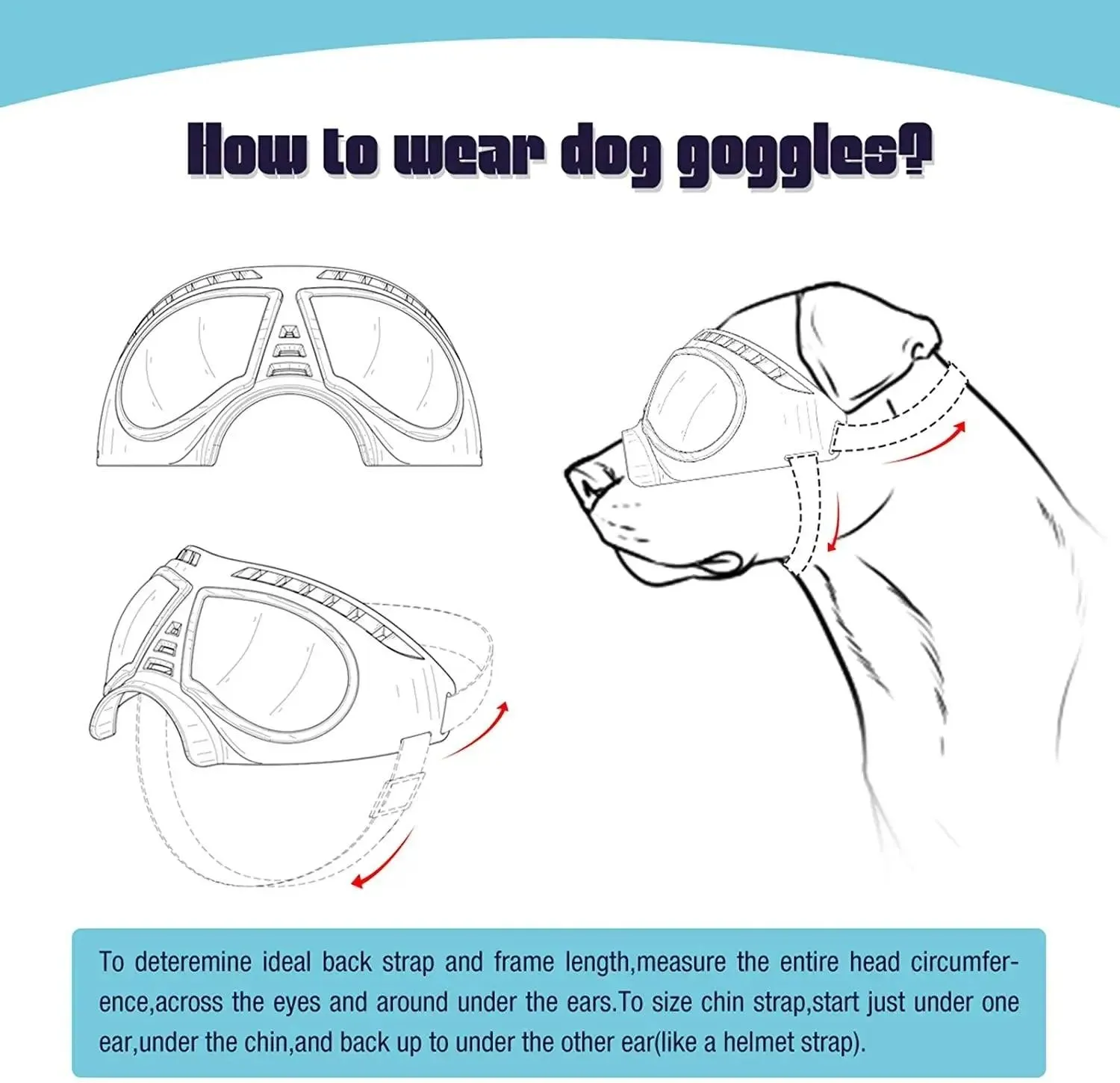 Cool Dog Sunglasses UV Protection Goggles