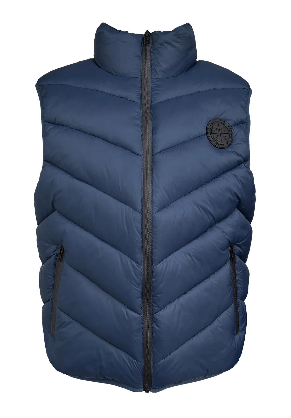 Davies Navy Men's Puffer Vest - OBMEF007