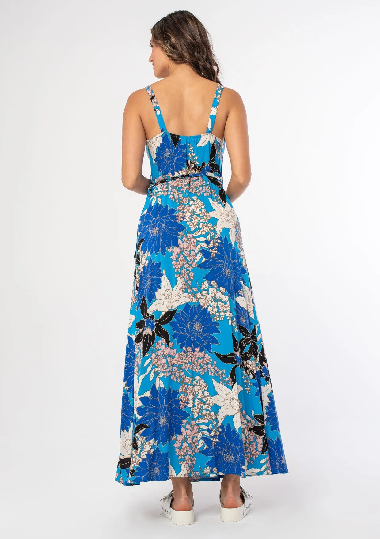 Deep Feelings Maxi Wrap Dress