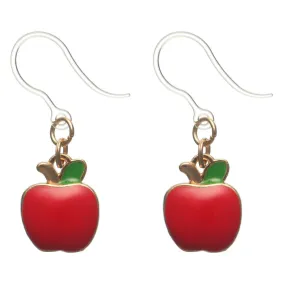 Delicious Apple Dangles Hypoallergenic Earrings for Sensitive Ears Made with Plastic Posts