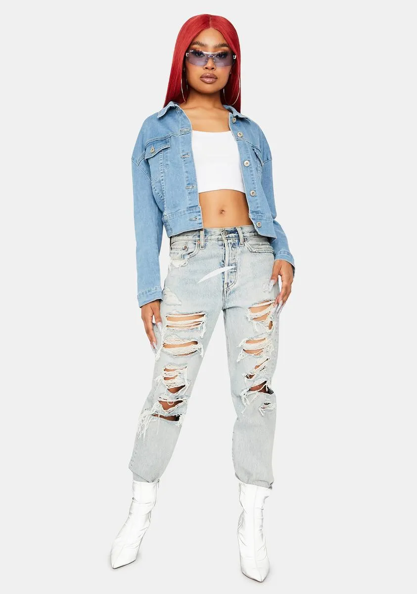 Denim Darling Cropped Jacket