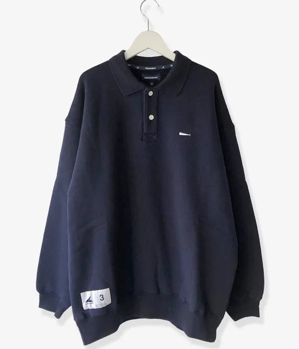 DESCENDANT/CACHALOT POLO JERJEY (NAVY)