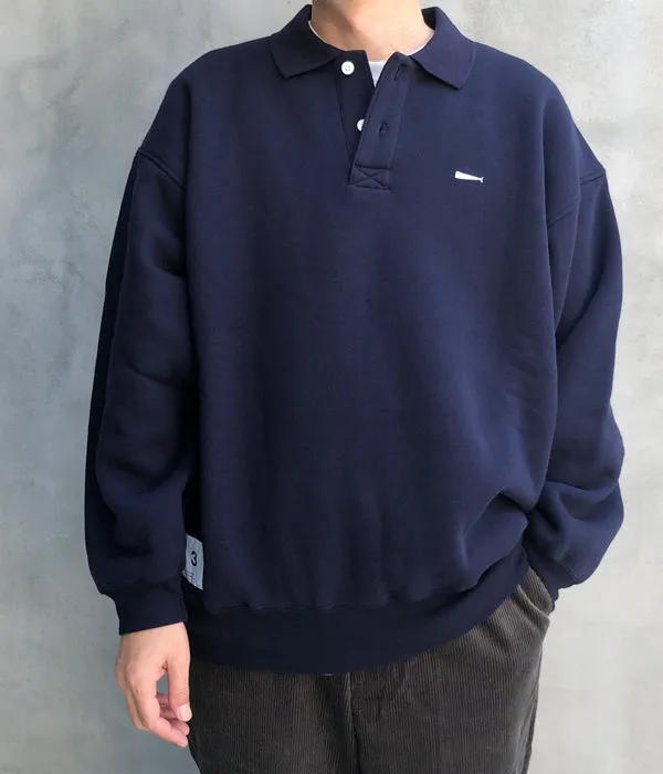 DESCENDANT/CACHALOT POLO JERJEY (NAVY)