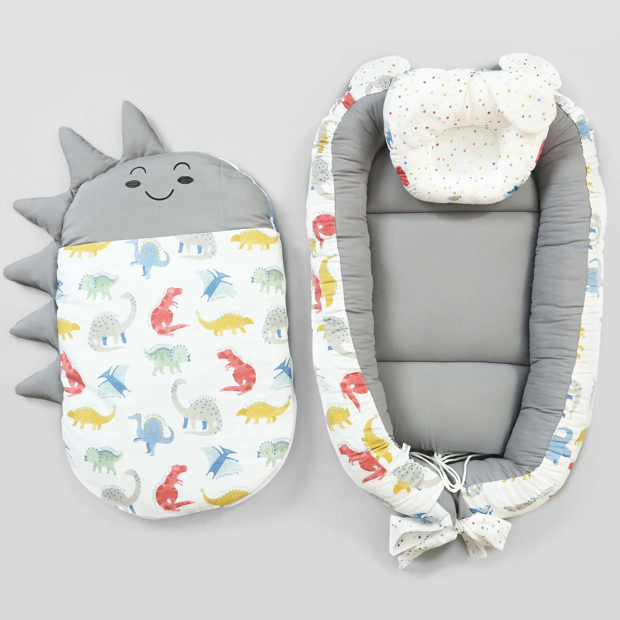 Dino Safari Baby Snuggle Bed