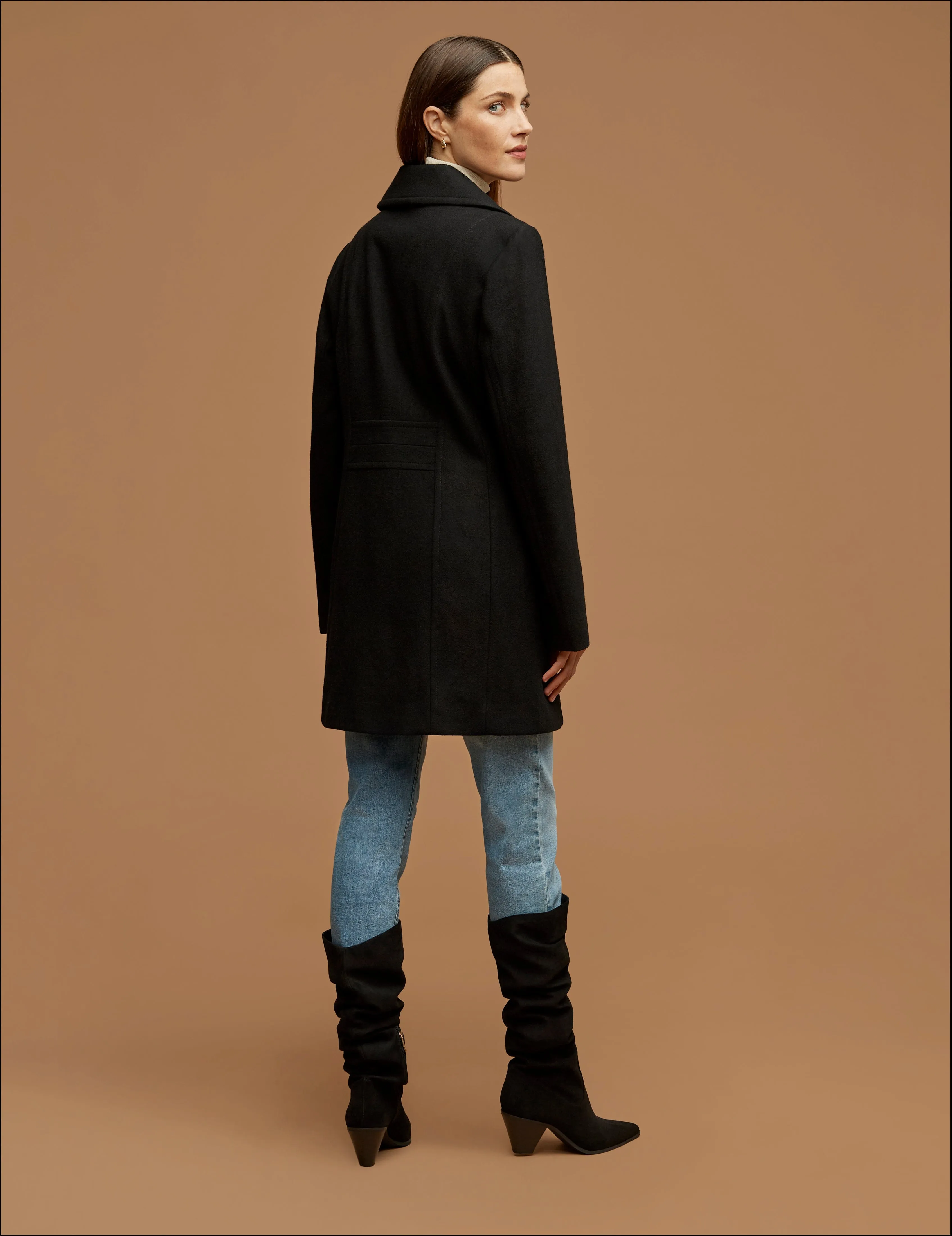 Double Breasted Wool Coat