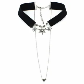 Double Layered Choker - Black