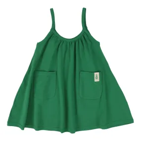 dress jumper pocket - green