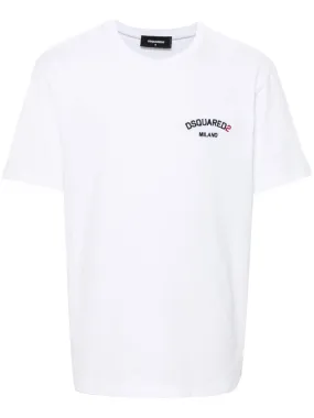 DSQUARED2 Chic White Cotton Tee for Men