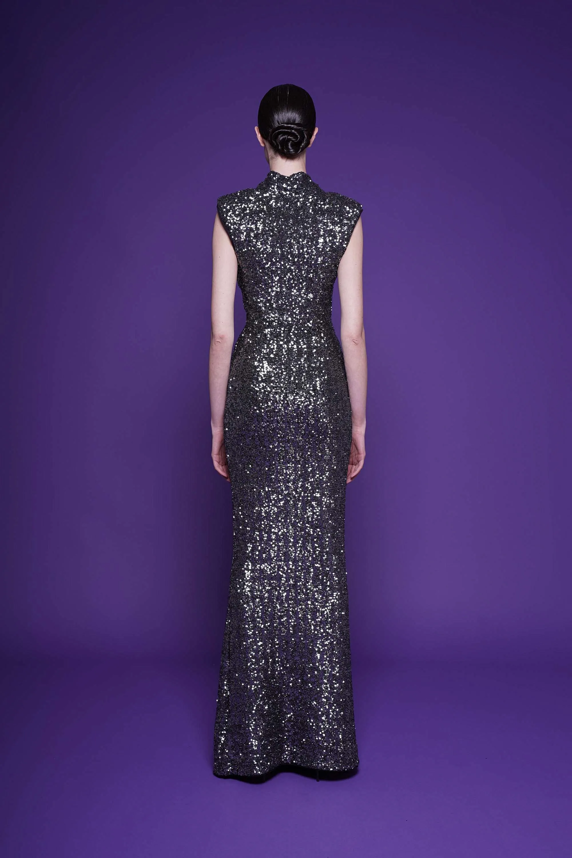 DUINA SEQUINED GOWN