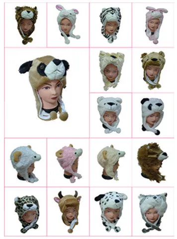 earflap animal hats Case of 120