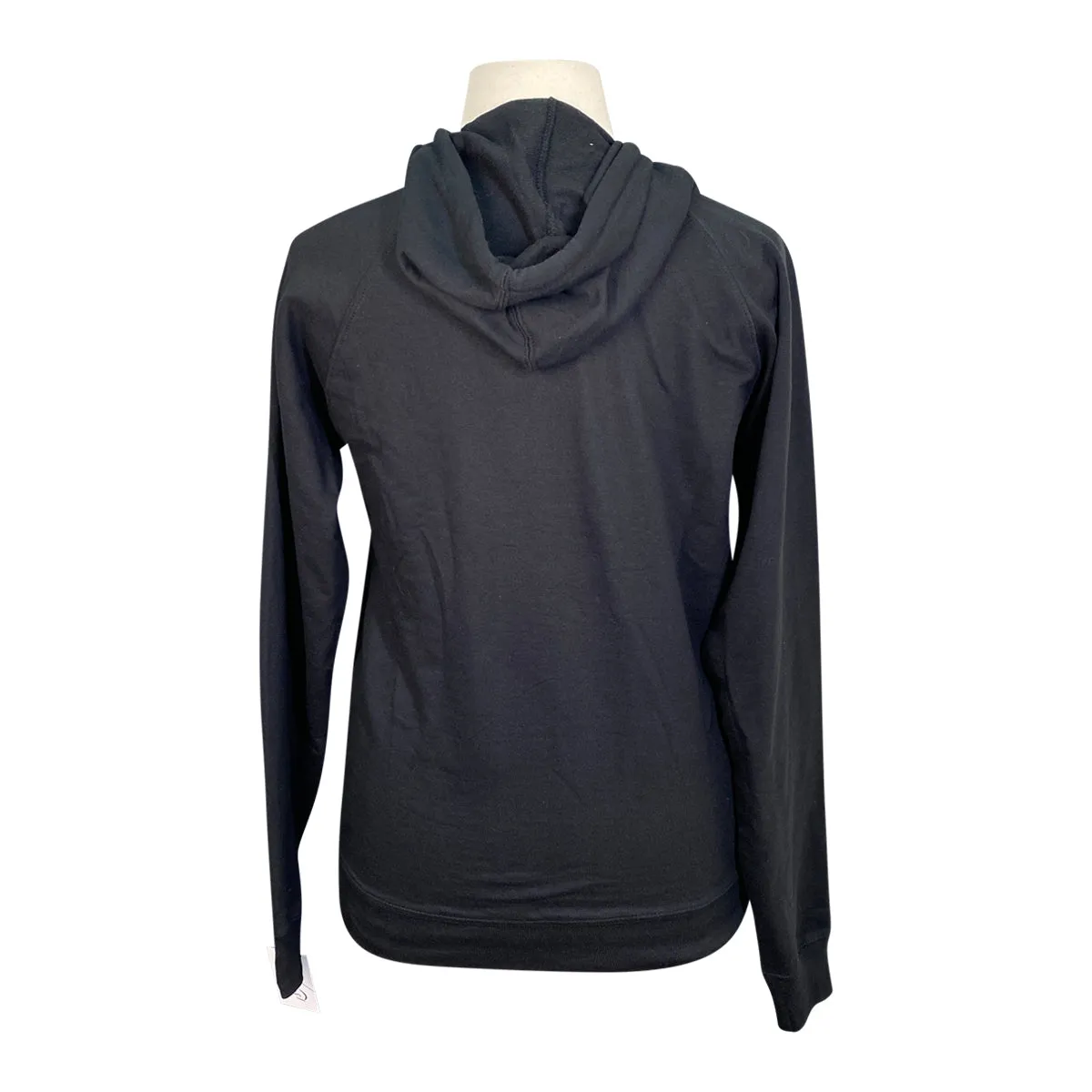 Equine & Design 'Jumper' Hoodie in Black - Women's Medium