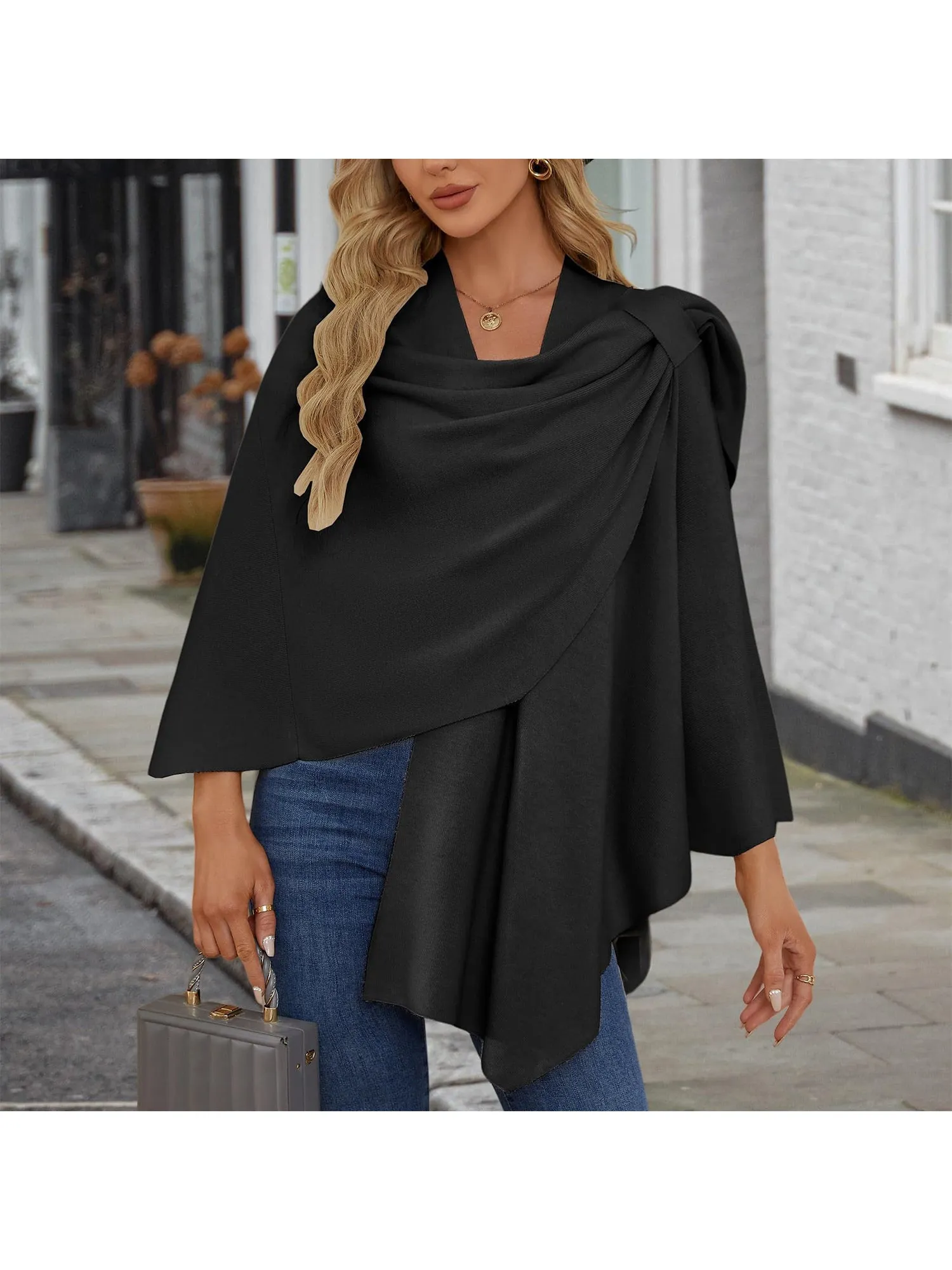 Evening Dress Wrap Cape