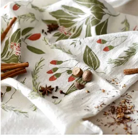 Festive Flavors Tea Towel