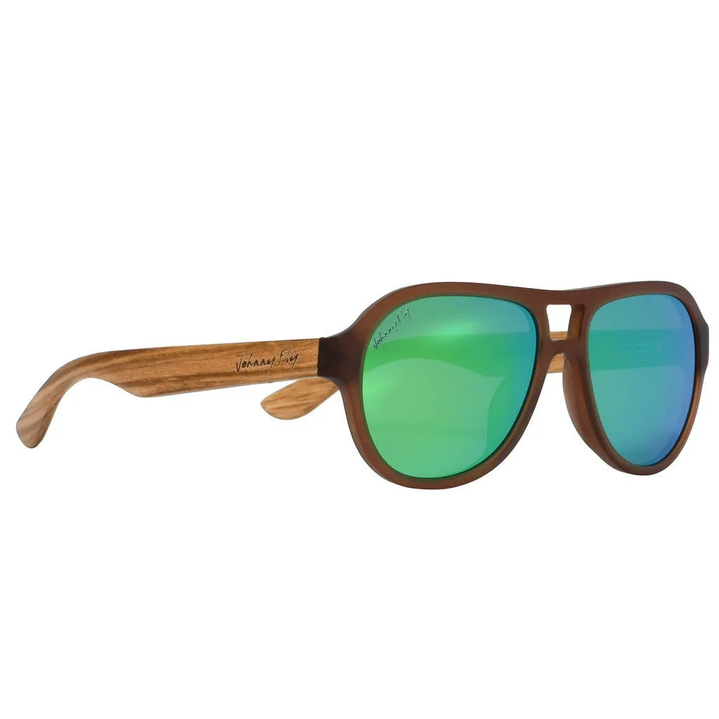 Fighter Zebrawood Sunglasses