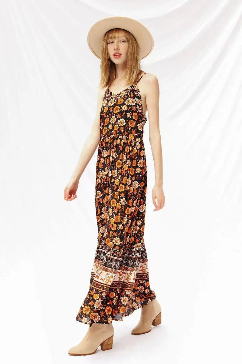 Floral maxi dress