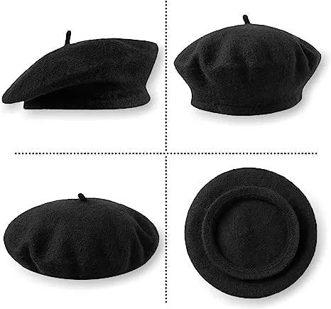 French Beret Hat for Cosplay