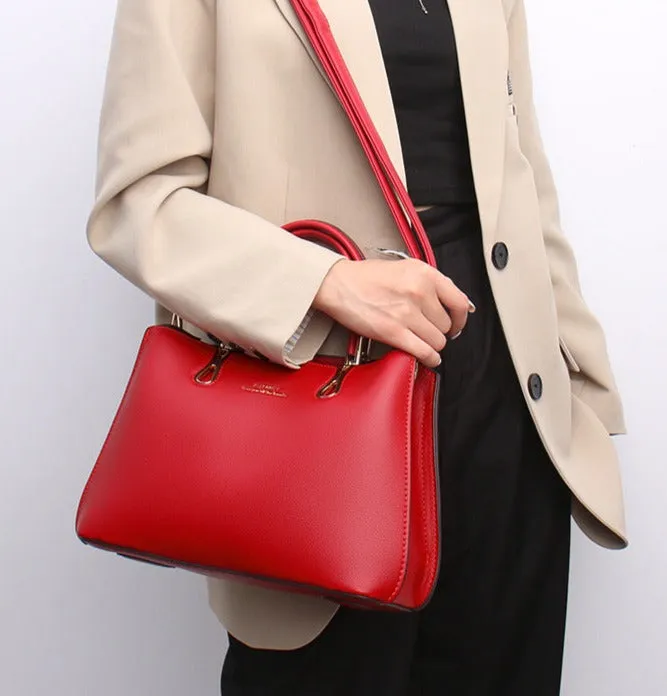 Genuine leather bag for women autumn and winter new style large capacity one-shoulder crossbody versatile fashionable