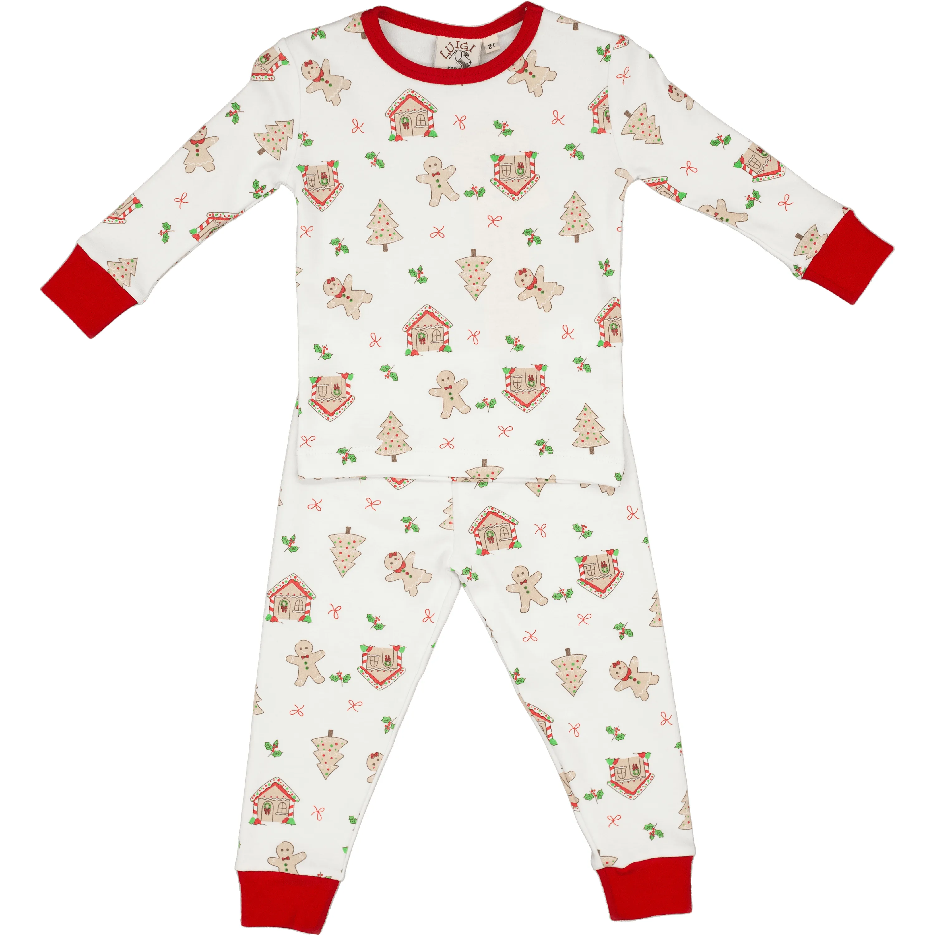 Gingerbread Wonderland Print PJ Set