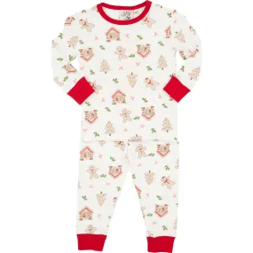 Gingerbread Wonderland Print PJ Set